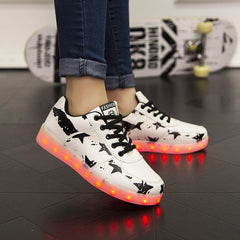 Star 7 Color LED Light Luminous Shoes