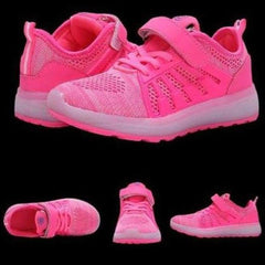 Hot Led Mesh Shoes Kids Pink  | Dancing Led Light Shoes  | Kids Led Light Shoes  | Led Light Shoes For Girls & Boys