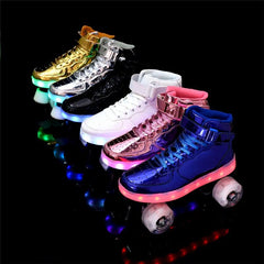 Roller Skates With Lights | Led Lights Roller Skates For Adults And Teens